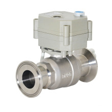 Sanitary Motorized Ball Valve for Clamp Connection